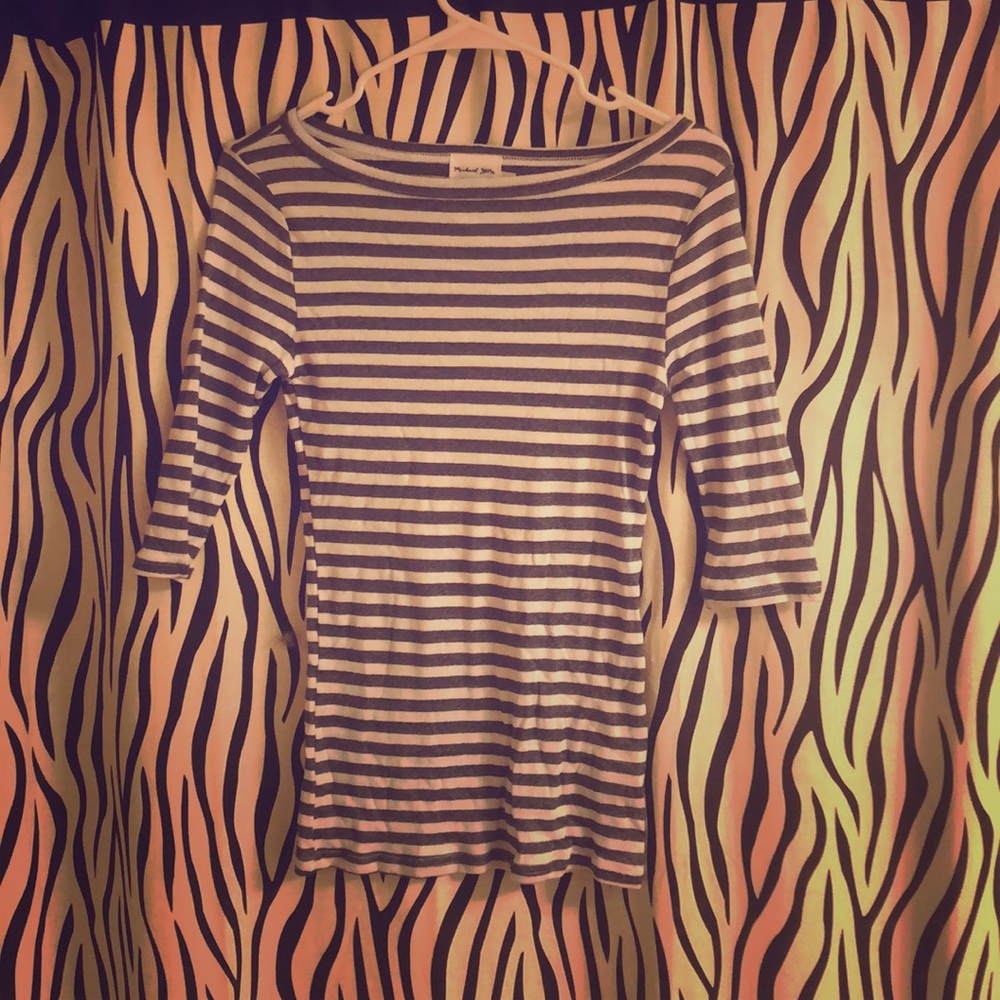 Anthropologie Striped Long Sleeve Shirt
